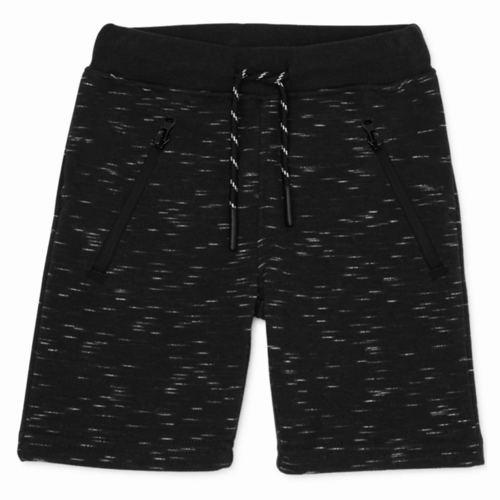 WAYSIDE • Space Black Zip Pocket Shorts